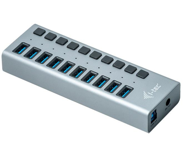 I-TEC USB 3.0 Charging HUB 48W 10x portów USB 3.0 wyłącznik portów U3CHARGEHUB10 - 503661 - zdjęcie 2